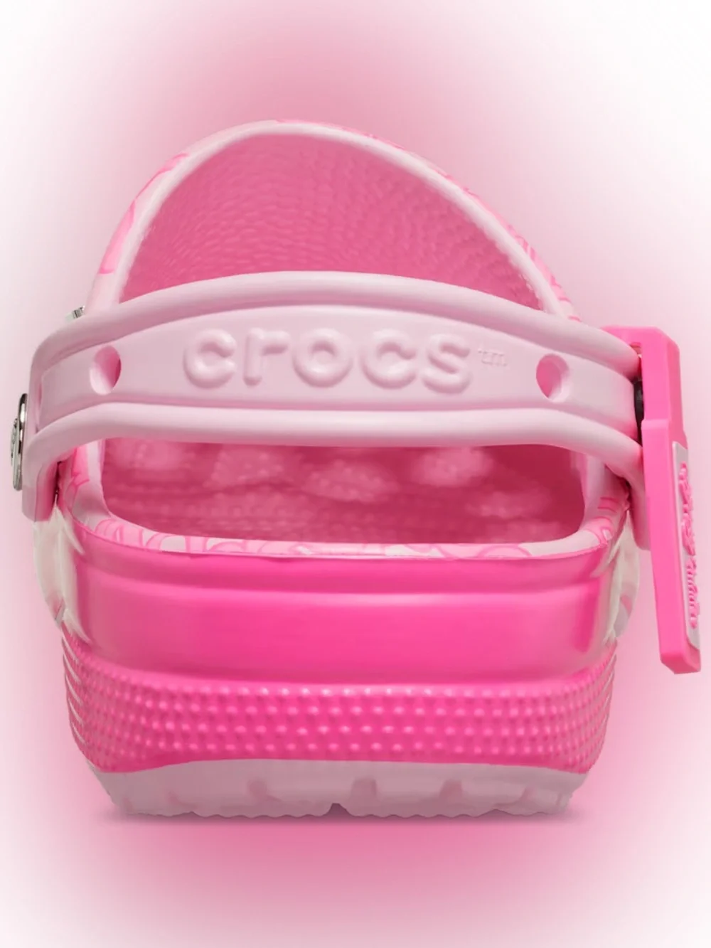 🩷 NWT! CROCS Barbie Clog Sandals with Charms Size Womens 8/Youth 6